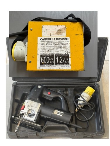 Jigsaw 110v with case and - , a