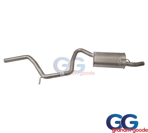 Rear exhaust silencer - rear, box