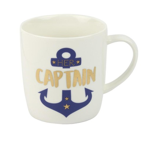 Nautical china mug sailing - nautical,