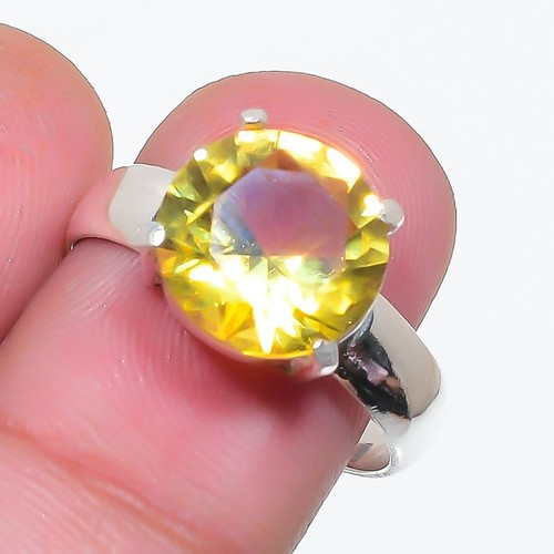 Yellow citrine gemstone - yellow,