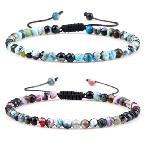 4mm agate onyx - 4mm, bracelet