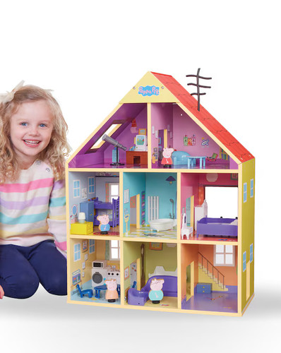 Peppa pig wooden playhouse - pig,