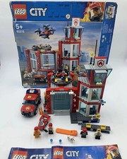 Lego 60215 Fire Station Retired Complete All Instructions & Minifigures & Box