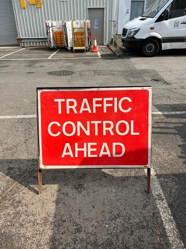 Traffic control ahead safety - control,