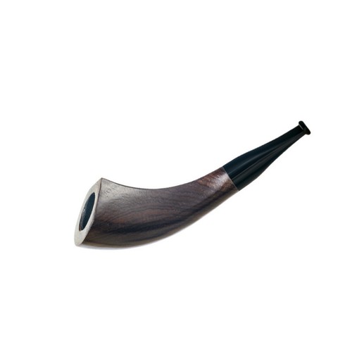 Ebony wood tobacco pipe - ebony,