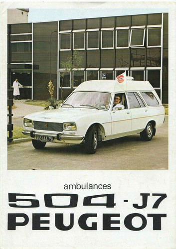 Peugeot 504 j7 ambulances - peugeot, &
