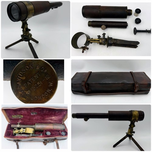 Antique davon telescope - antique,
