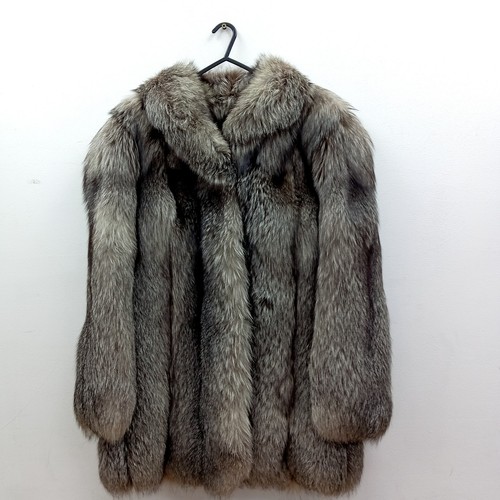 Saga genuine silver fox - fox, fur