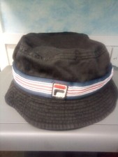 Fila Bucket Hat Vintage Unisex S M Navy Hat  Around 24inc Height 5inc Original 