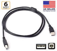 6FT USB 2.0 Data Cable for Yamaha Keyboard/Piano: PSR-S550, PSR-S700, PSR-S710