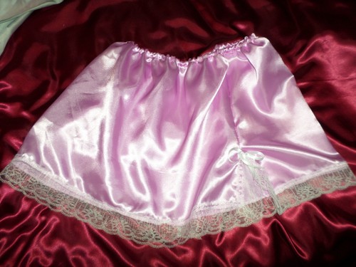 Lilac satin white lace mini - lace,