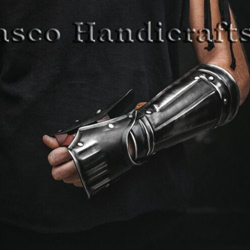 Medieval blackened steel full - blackened,
