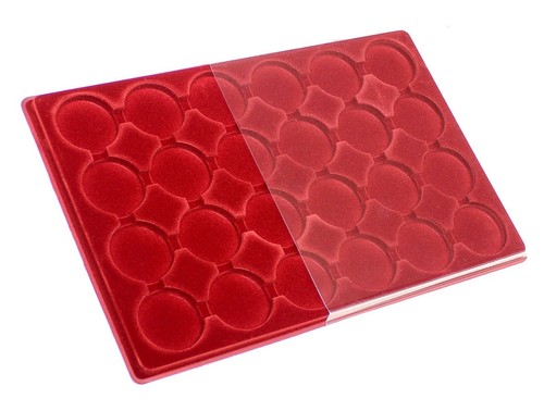 Po24 red coin tray - red,