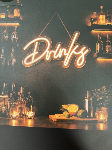 Bar drinks neon - bar,