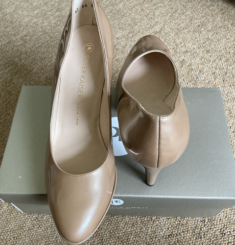 Peter kaiser beige patent - peter,