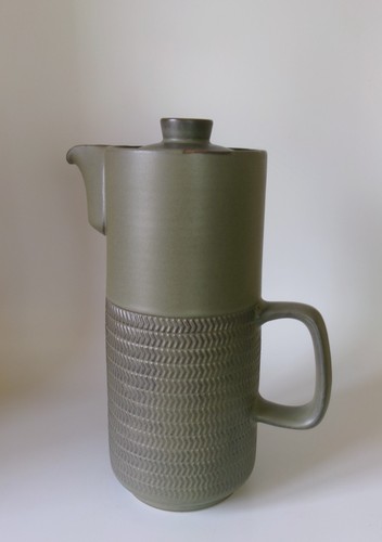 Denby chevron coffee - pot, 260mm