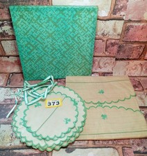 Vintage Irish Linen Tray/Table