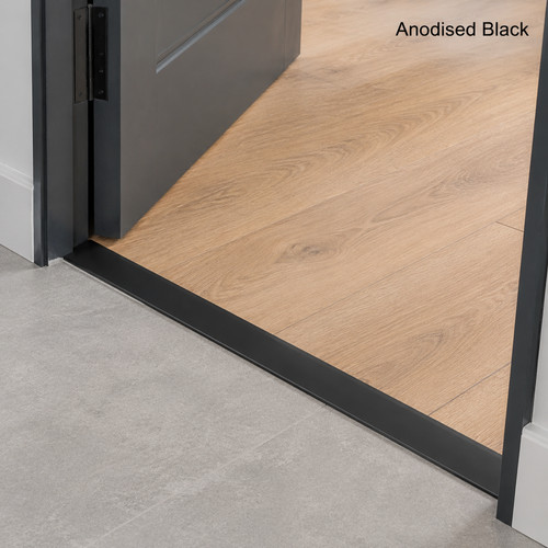 Aluminium bar door threshold - t,