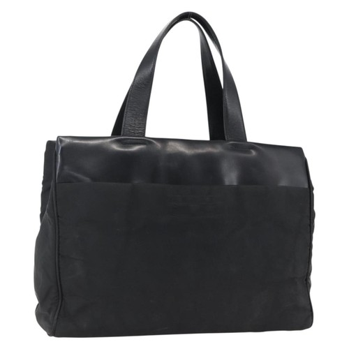 Prada hand bag nylon - nylon, black
