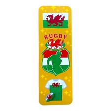 Welsh Rugby Bookmark 6 Nations Book New Gift Sport Bookmarks