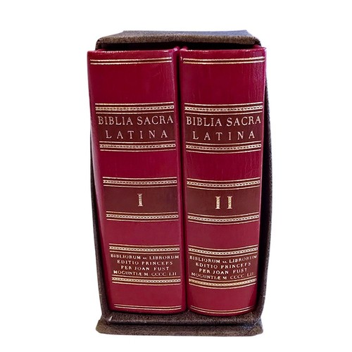 Miniature gutenberg bible - bible, 2