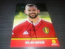 Steven Defour hand signed