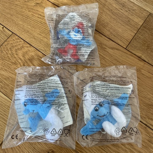 Mcdonald smurfs toys - smurfs, papa