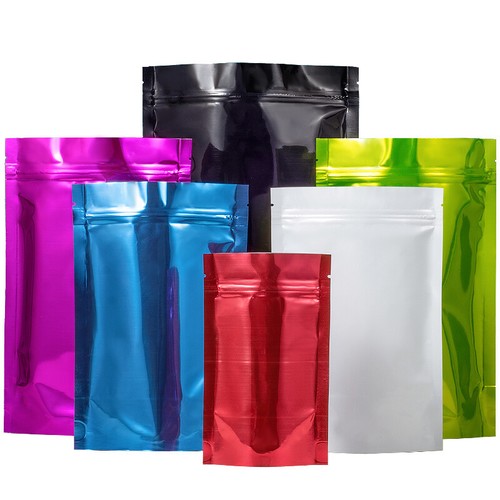 Multicolor zip seal mylar foil - zip,
