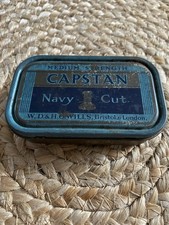 Vintage Capstan Navy Cut Tobacco Tin Advertising