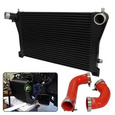 Intercooler Kit Red For Audi
