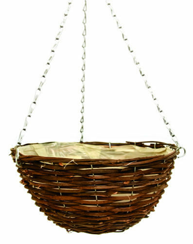 36cm inch dark brown wicker - inch,