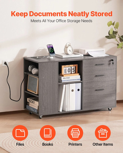 Drawer wooden file cabinet - drawer,