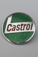CASTROL ENAMEL LAPEL PIN BADGE