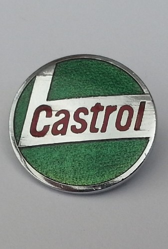 Castrol enamel lapel - enamel,