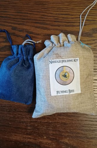 Needle felting kit flying - needle,