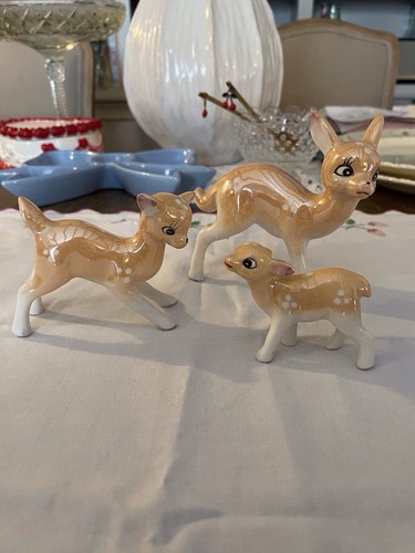 Set vintage bambi deer - of,