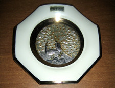 Piatto The art of CHOKIN con Pavoni oro 24Kt Japan Porcellana Bordo Oro  Vintage