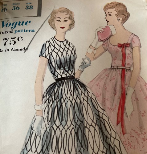 Vogue dress sewing pattern - vogue,