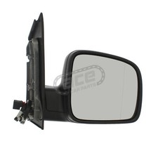 Electric Wing Door Mirror VW Caddy Mk3 Van 2010-2021 Black Cover Right Hand Side