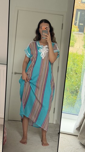 Moroccan gandoura maxi - gandoura, dress