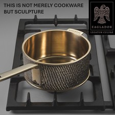 Uncoated Kansa Bronze Saucepan