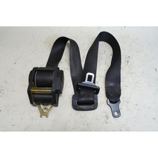 1989-1995 BMW E34 5-Series E32 Left Front Driver's Seat Belt Strap Black OEM