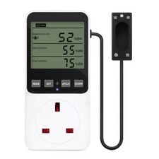 Humidity Controller Outlet 230V 13A Digital Thermostat Heating Cooling7609