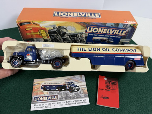 Corgi lionelville lion oil - lion,