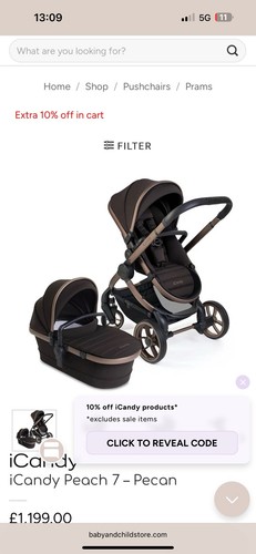 Icandy peach peacan - peach,