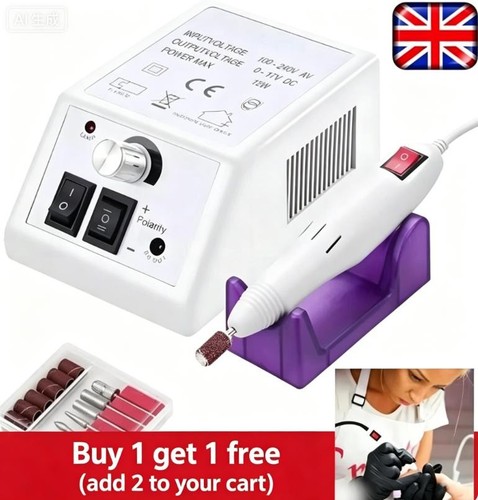 Electric nail art - electric, file