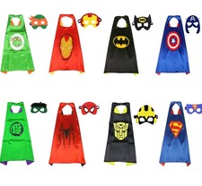 Capes Masks Cartoon Superhero