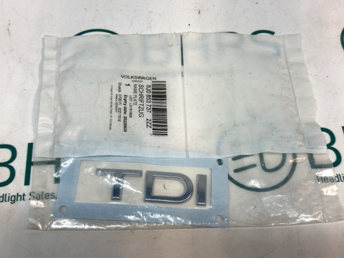 Audi tdi rear - rear, emblem