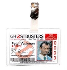 Ghostbusters Peter Venkman ID