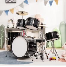 GYMAX Junior Drum Set, 5 Piece